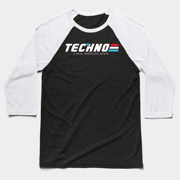 GI Techno Baseball T-Shirt by djbryanc